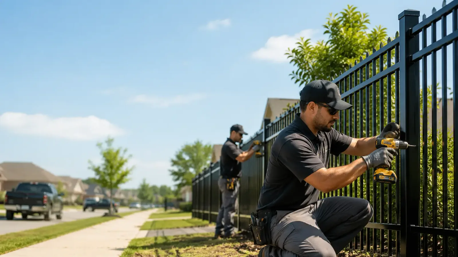 Metal Fence Installation in Maple, WI